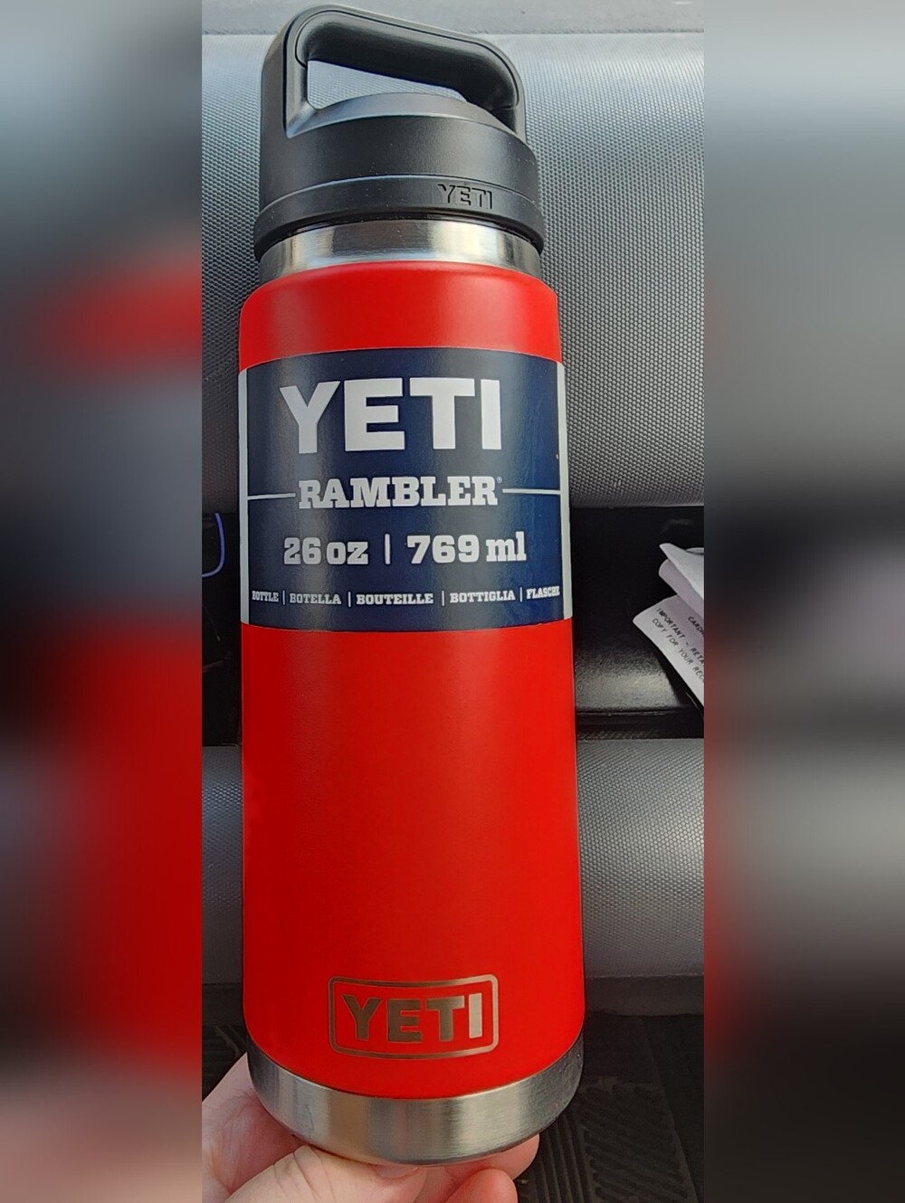 YETI Rambler 26 oz Insulated Bottle NEW Glass Top